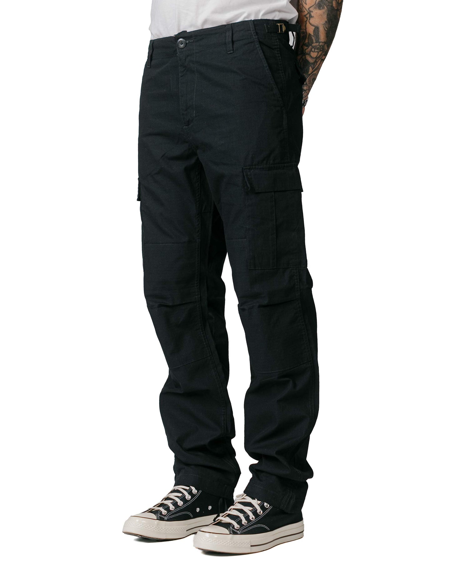 Carhartt W.I.P. Aviation Pant Black Rinsed model front