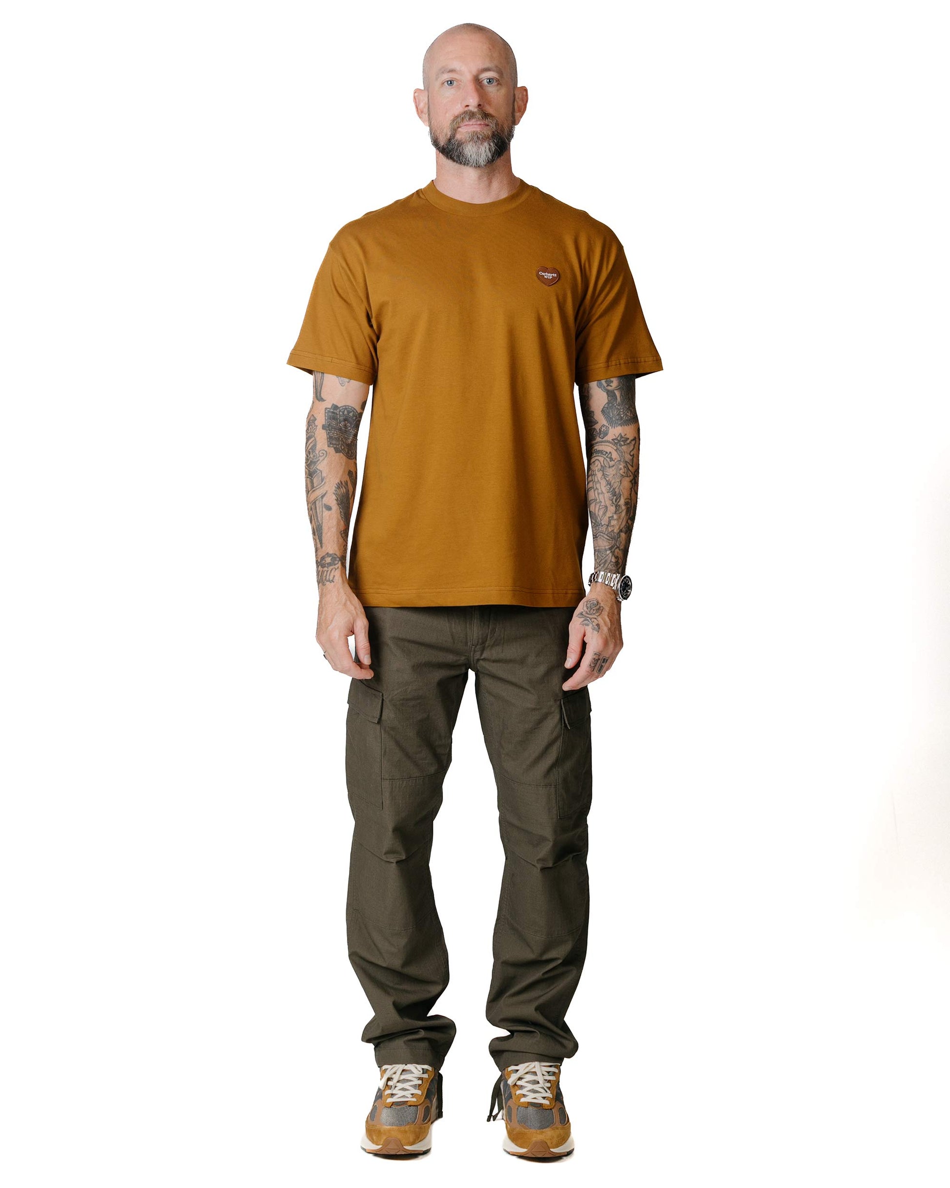 Carhartt W.I.P. Aviation Pant Cypress Rinsed model full