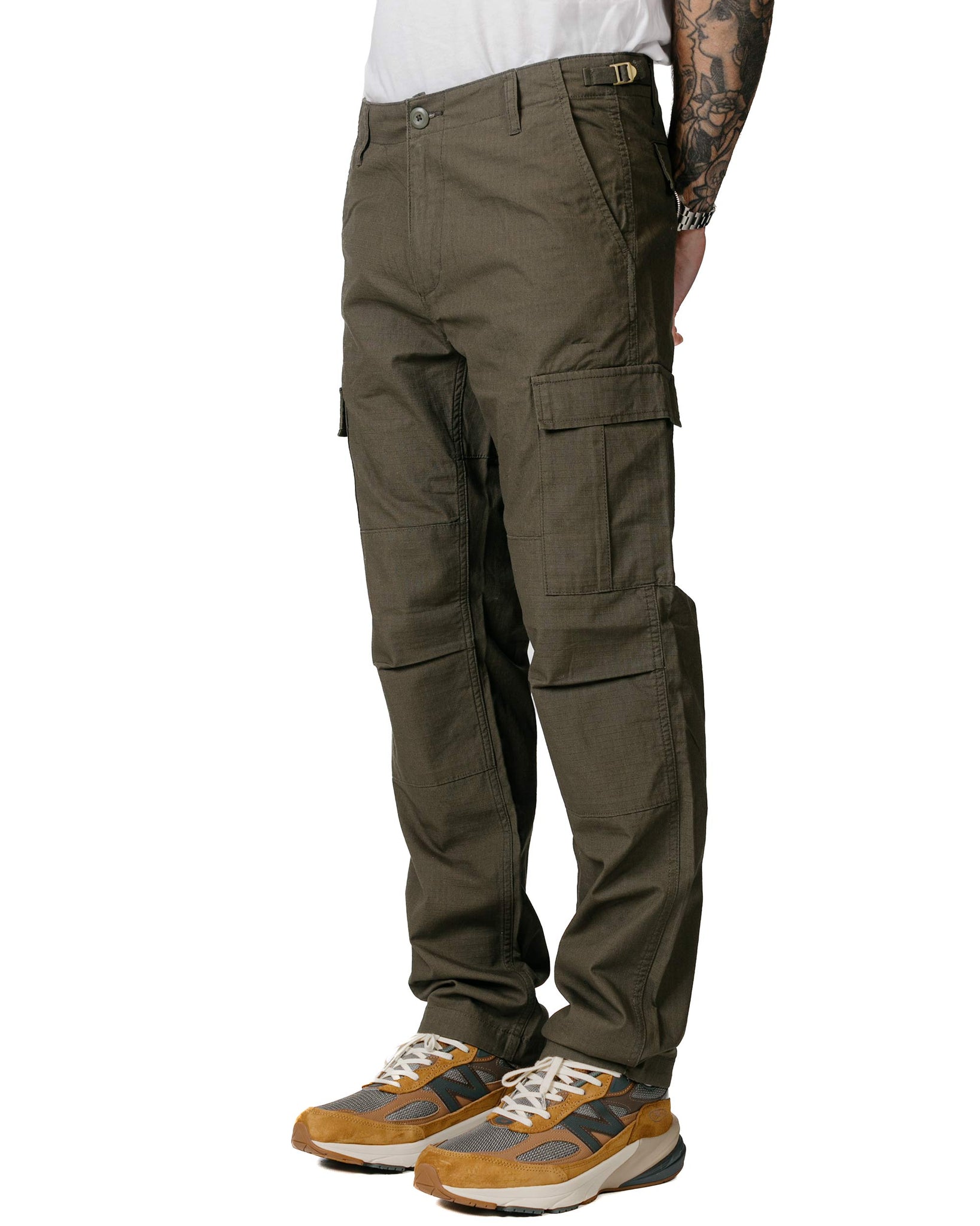 Carhartt WIP Aviation Pants | Rinsed Leather | Aphrodite1994