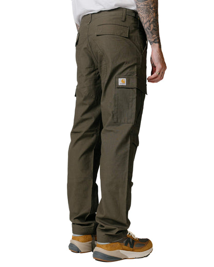 Carhartt W.I.P. Aviation Pant Cypress Rinsed model back