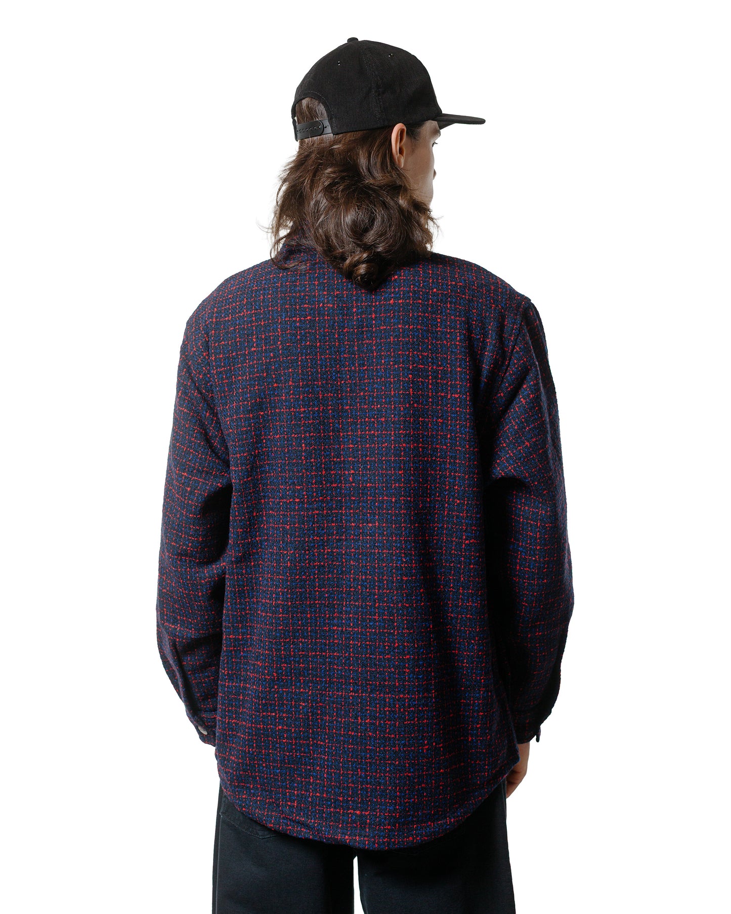 Carhartt W.I.P. Bellamy Check Shirt Jacket Deep Night