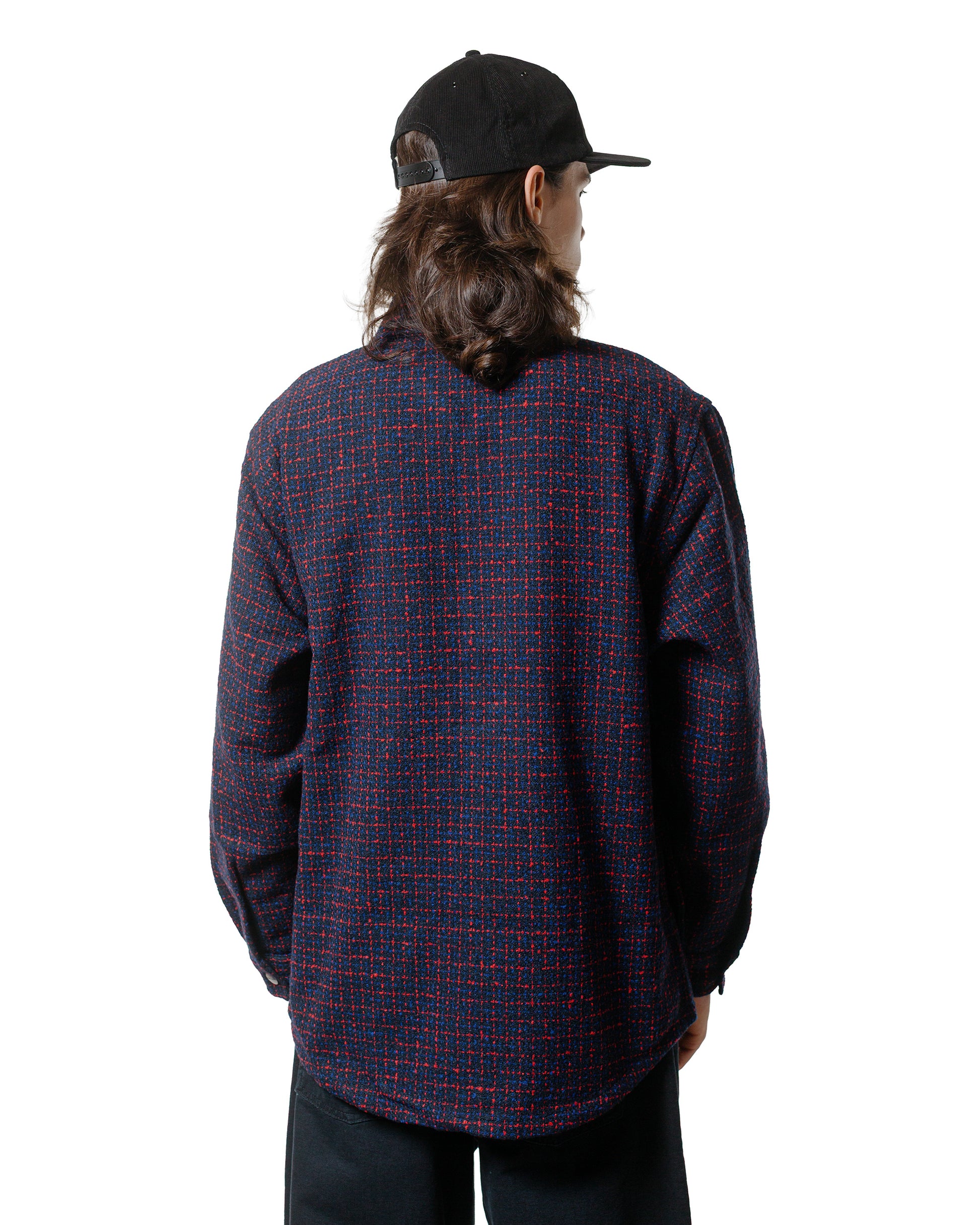 Carhartt W.I.P. Bellamy Check Shirt Jacket Deep Night