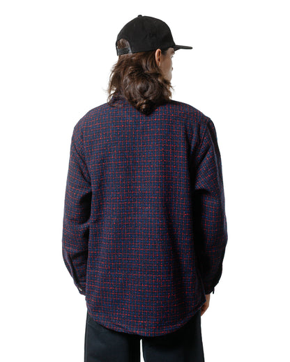 Carhartt W.I.P. Bellamy Check Shirt Jacket Deep Night