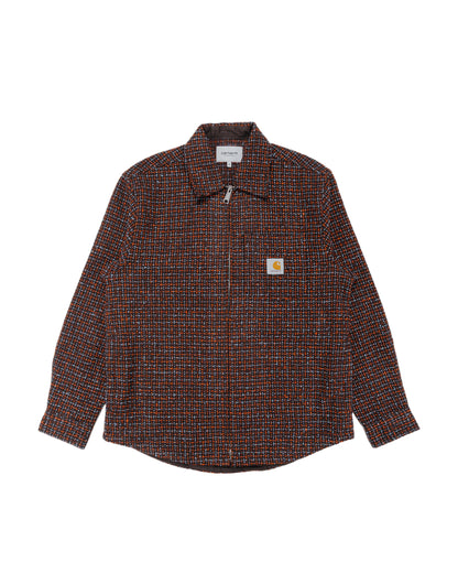 Carhartt W.I.P. Bellamy Check Shirt Jacket Tobacco
