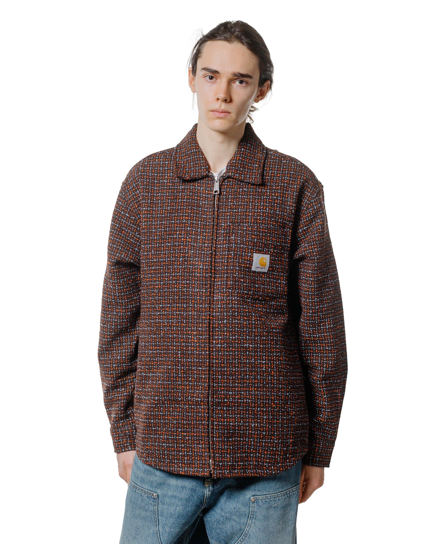 Carhartt W.I.P. Bellamy Check Shirt Jacket Tobacco