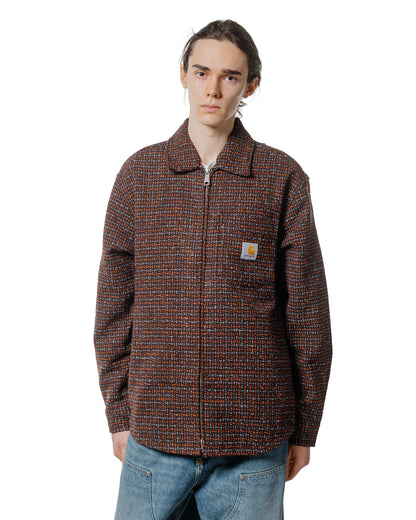 Carhartt W.I.P. Bellamy Check Shirt Jacket Tobacco