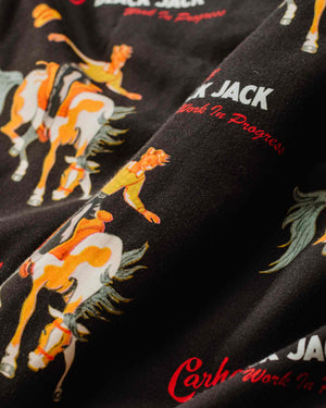 Carhartt W.I.P. Black Jack Short Sleeve Shirt Black Jack Black Fabric
