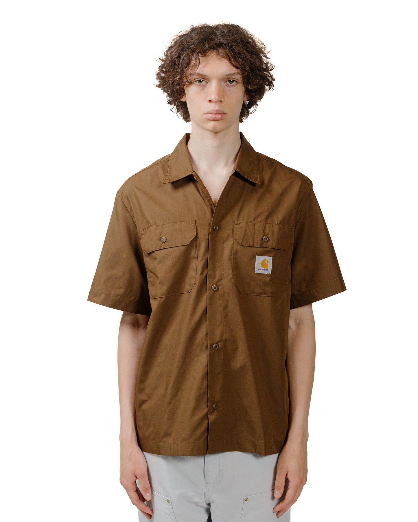 Carhartt W.I.P. Craft Shirt Lumber model front