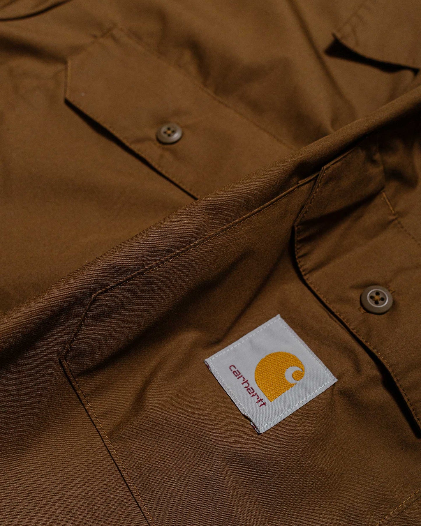 Carhartt W.I.P. Craft Shirt Lumber fabric