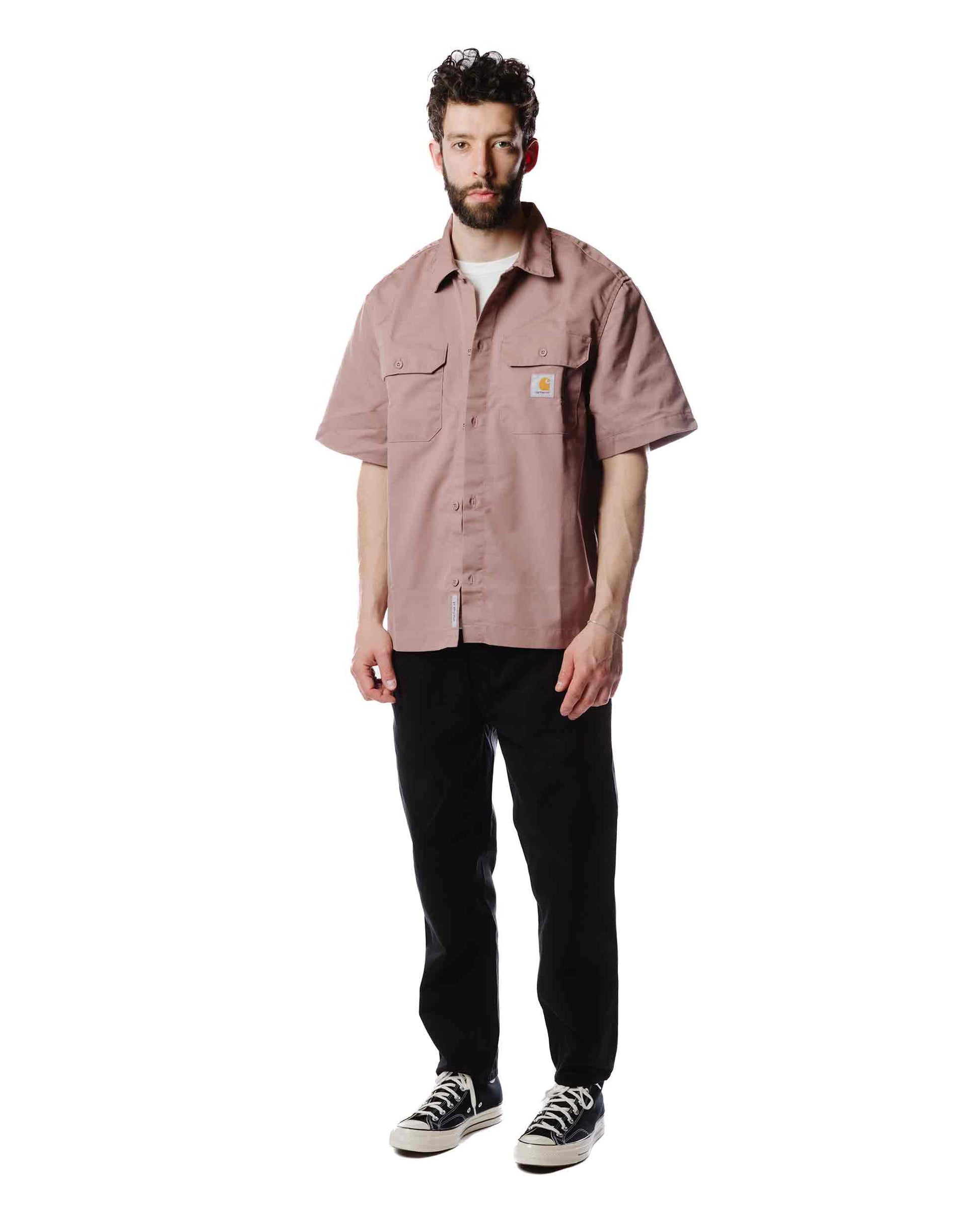 Carhartt W.I.P. Craft Shirt Lupinus Rinsed Model