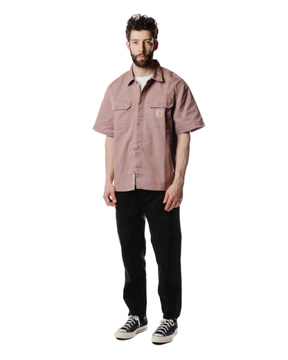 Carhartt W.I.P. Craft Shirt Lupinus Rinsed Model