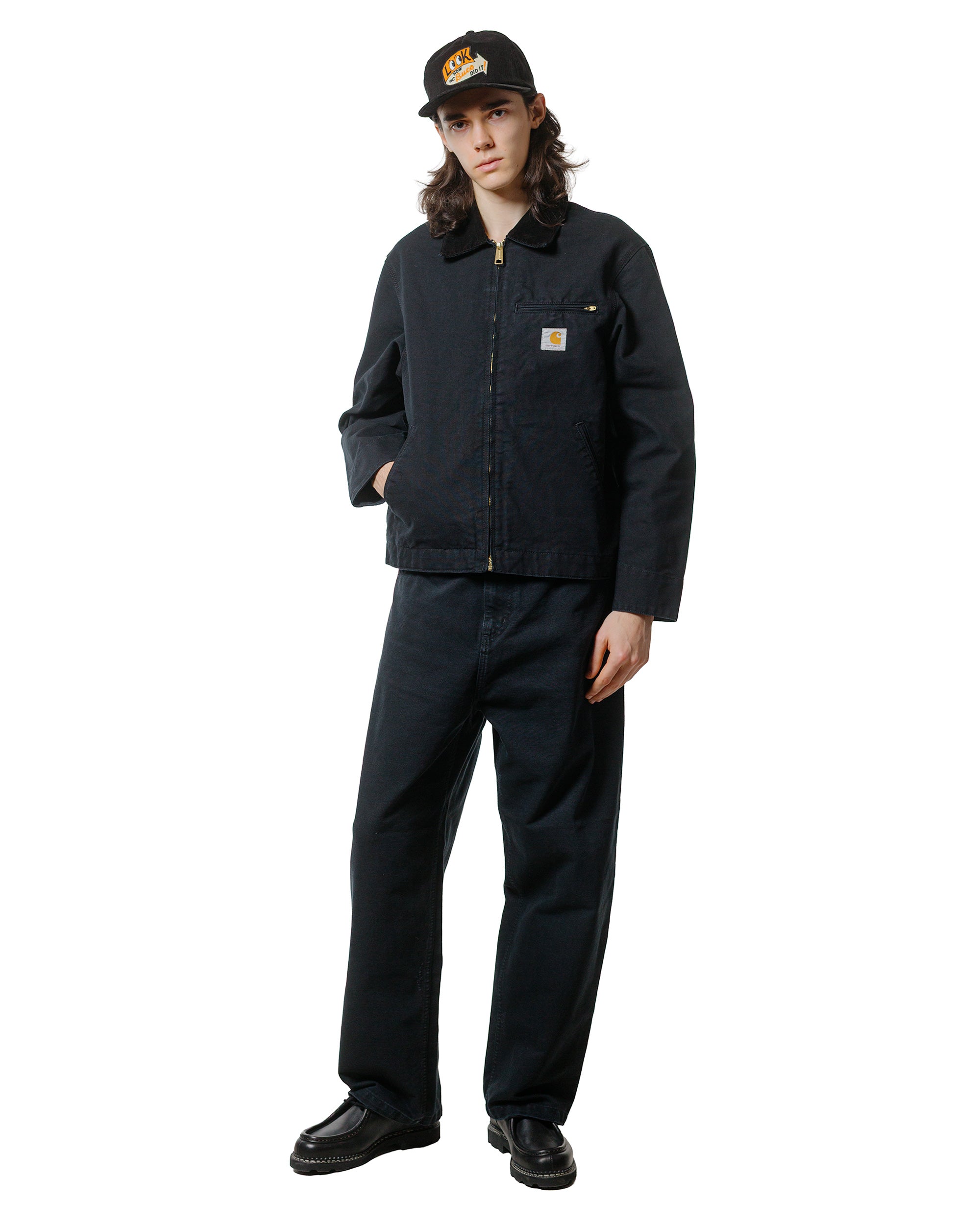 Carhartt W.I.P. Detroit Jacket Black Rinsed