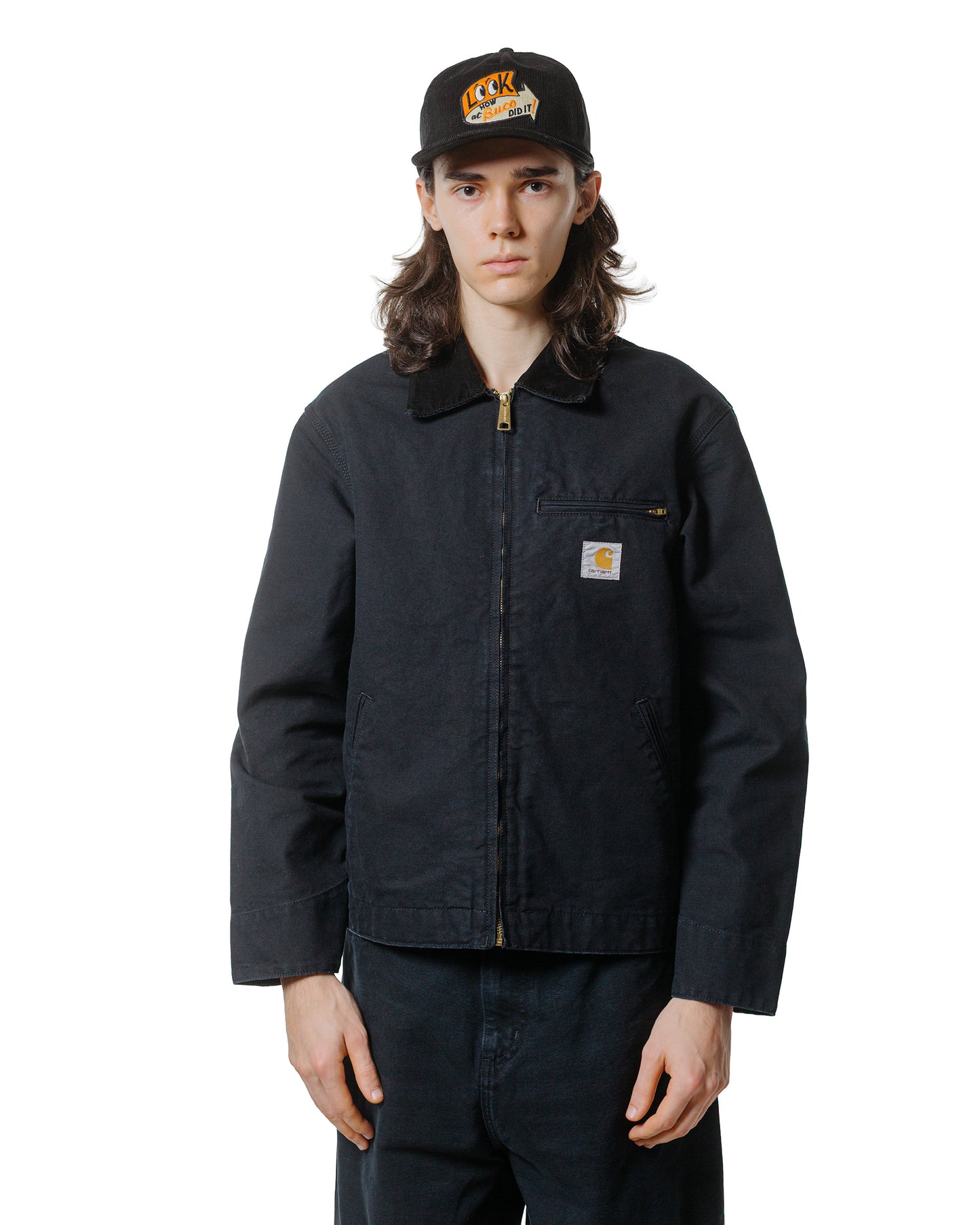 Carhartt W.I.P. Detroit Jacket Black Rinsed