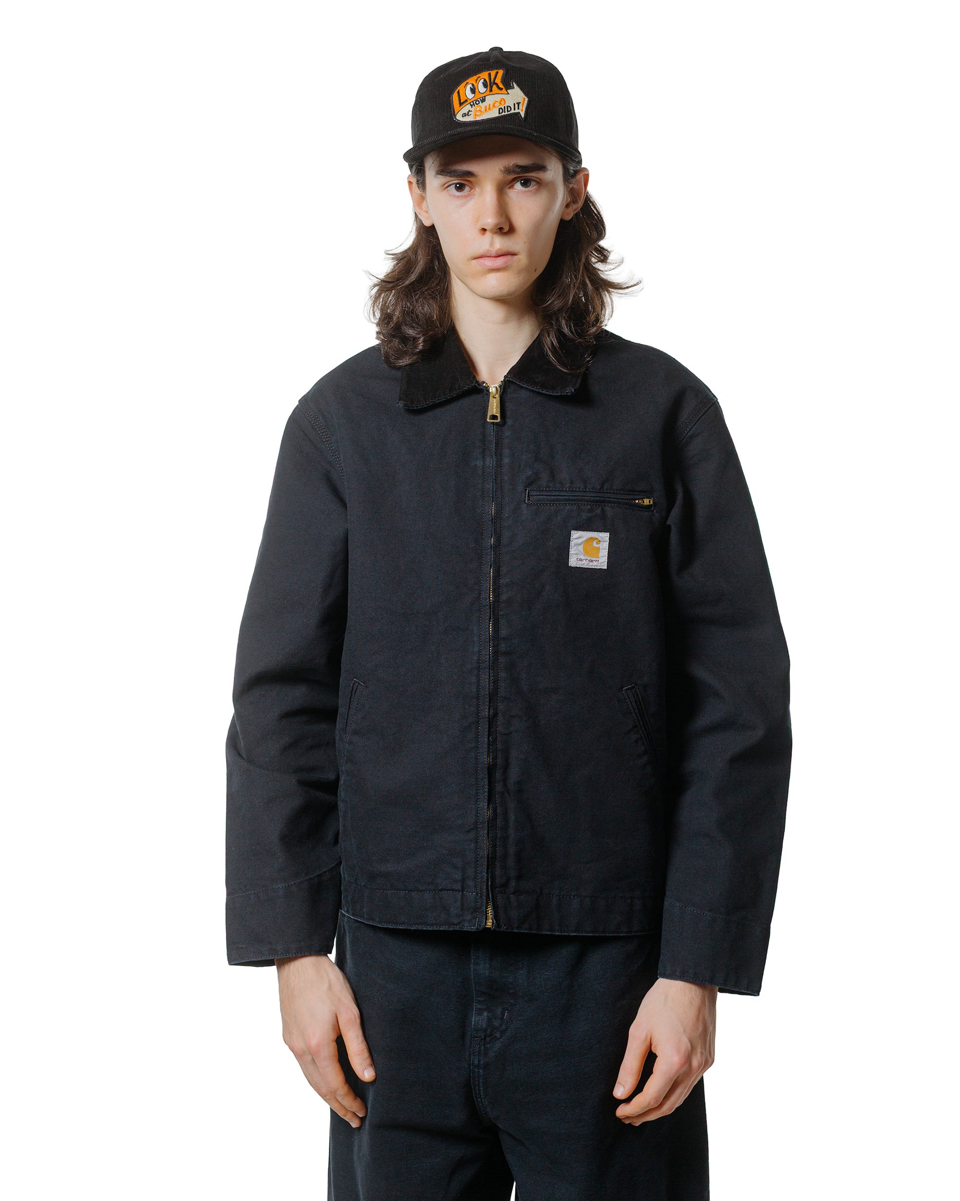 Carhartt W.I.P. Detroit Jacket Black Rinsed