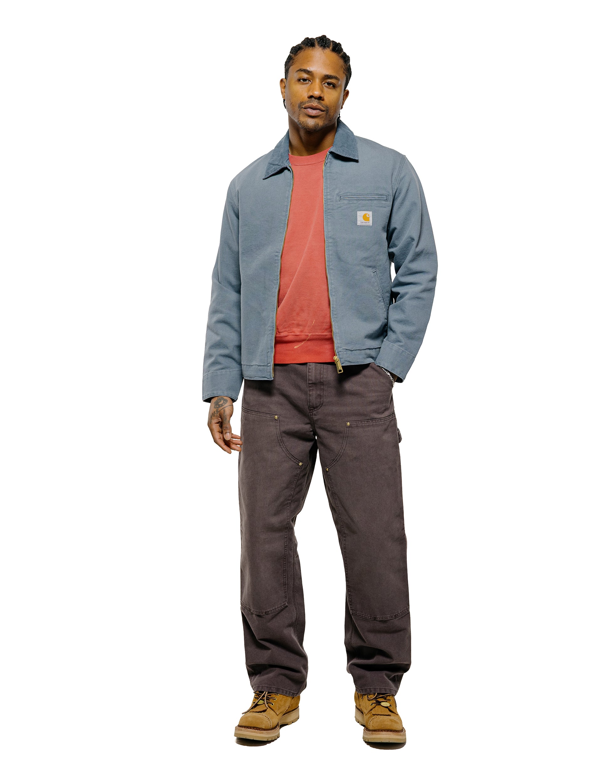 lost & found Carhartt Work In Progress Carhartt W.I.P. Detroit Jacket Cozy Blue/Cozy Blue Stone Canvas