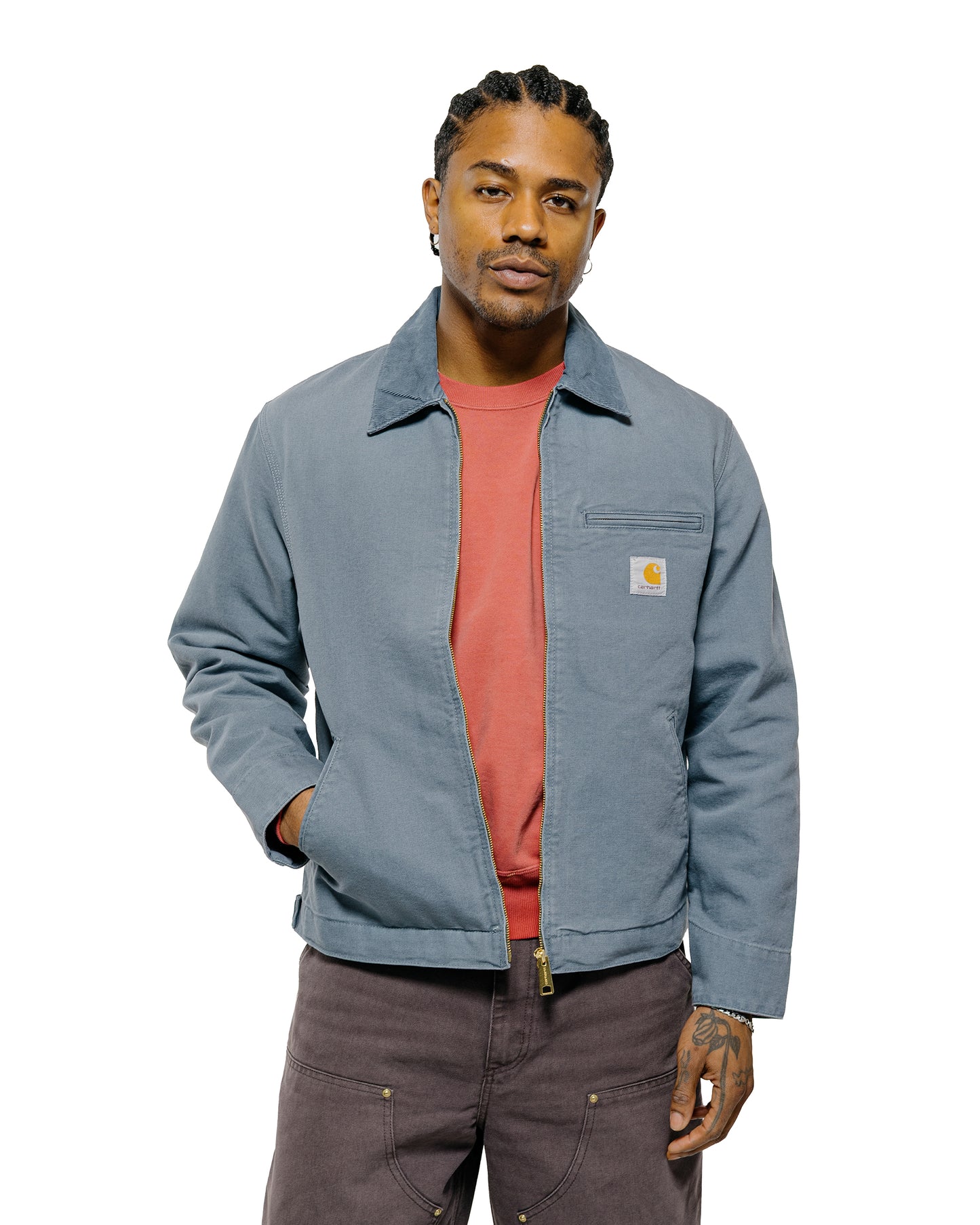 lost & found Carhartt Work In Progress Carhartt W.I.P. Detroit Jacket Cozy Blue/Cozy Blue Stone Canvas
