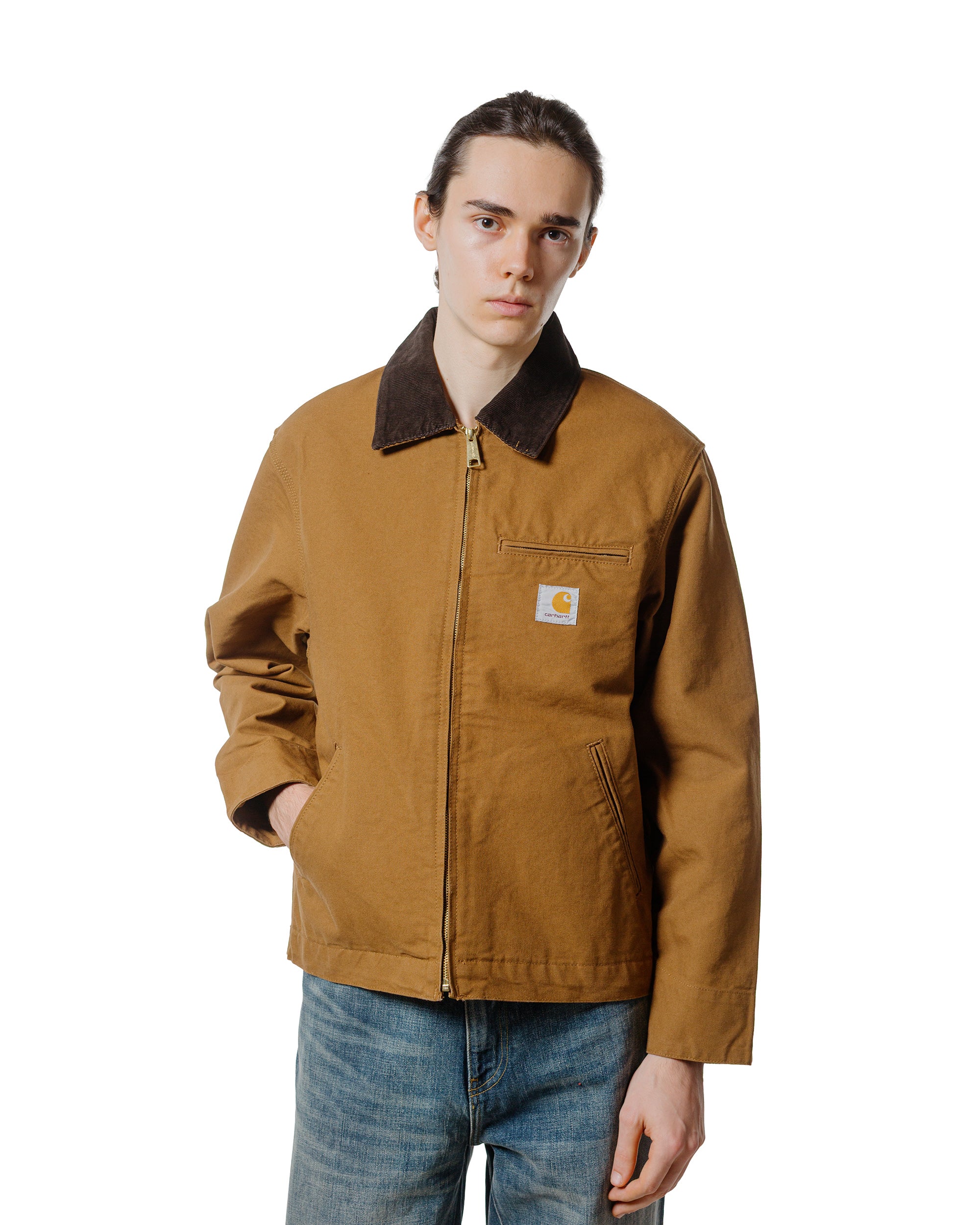 Carhartt W.I.P. Detroit Jacket Hamilton Brown/Tobacco Rinsed