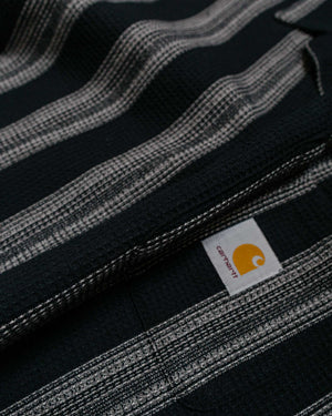 Carhartt W.I.P. Dodson Stripe Shirt Black fabric