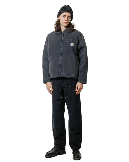 Carhartt W.I.P. Double Knee Pant Black Grind Wash