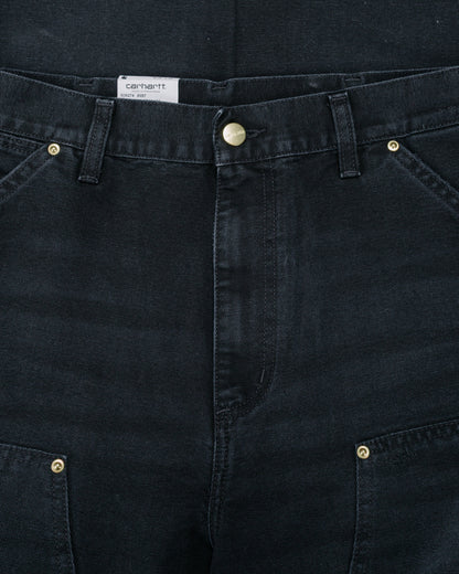 Carhartt W.I.P. Double Knee Pant Black Grind Wash