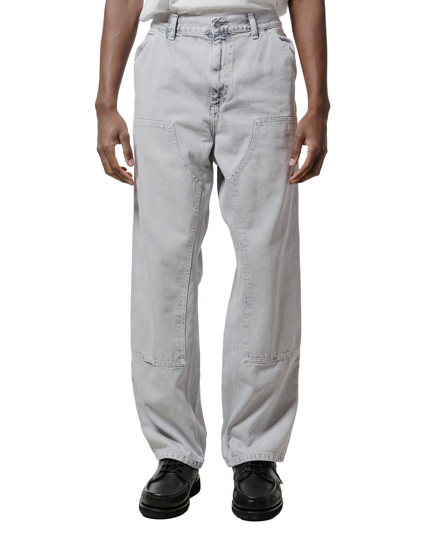 Carhartt W.I.P. Double Knee Pant Canvas Black Chalk Wash