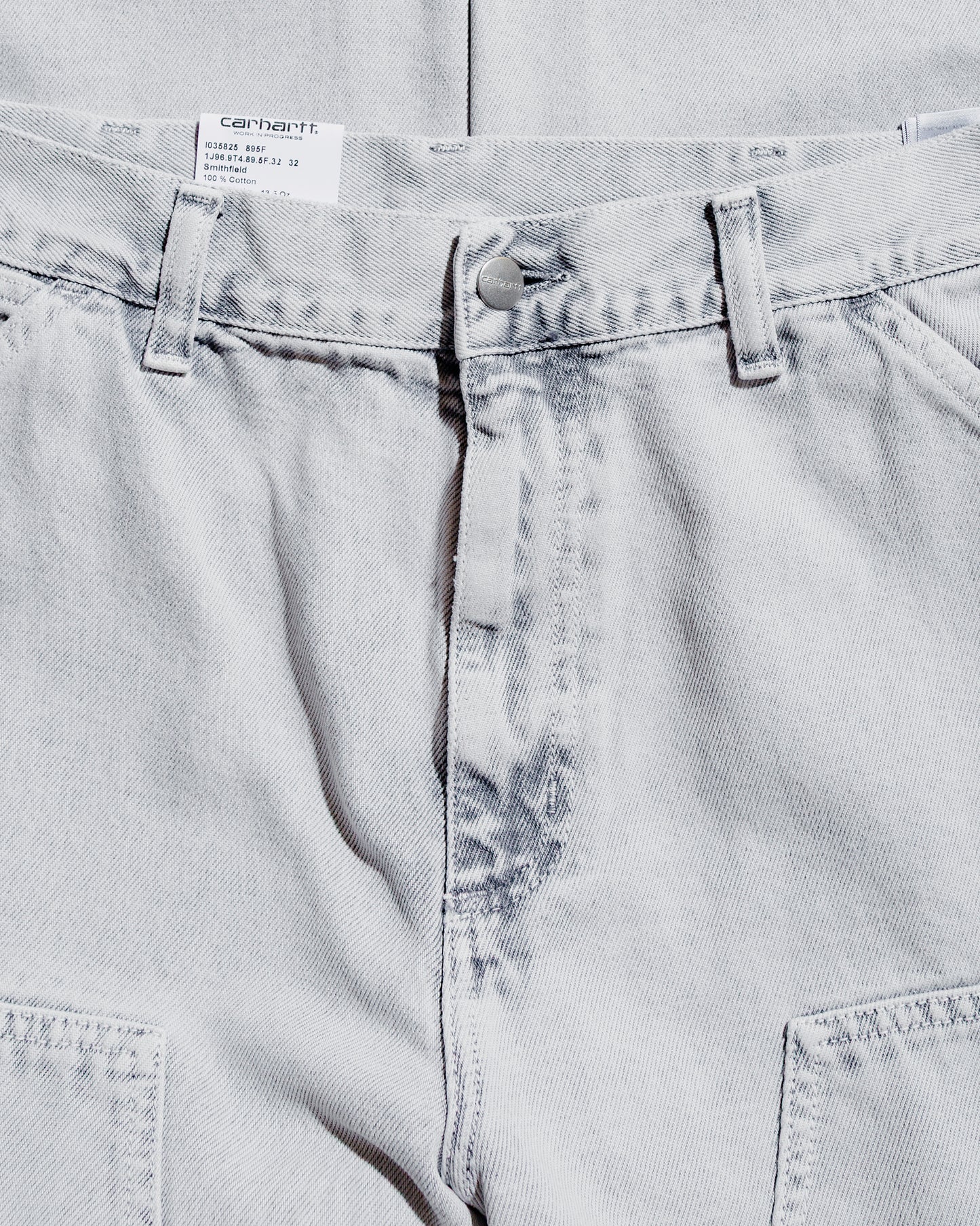 Carhartt W.I.P. Double Knee Pant Canvas Black Chalk Wash