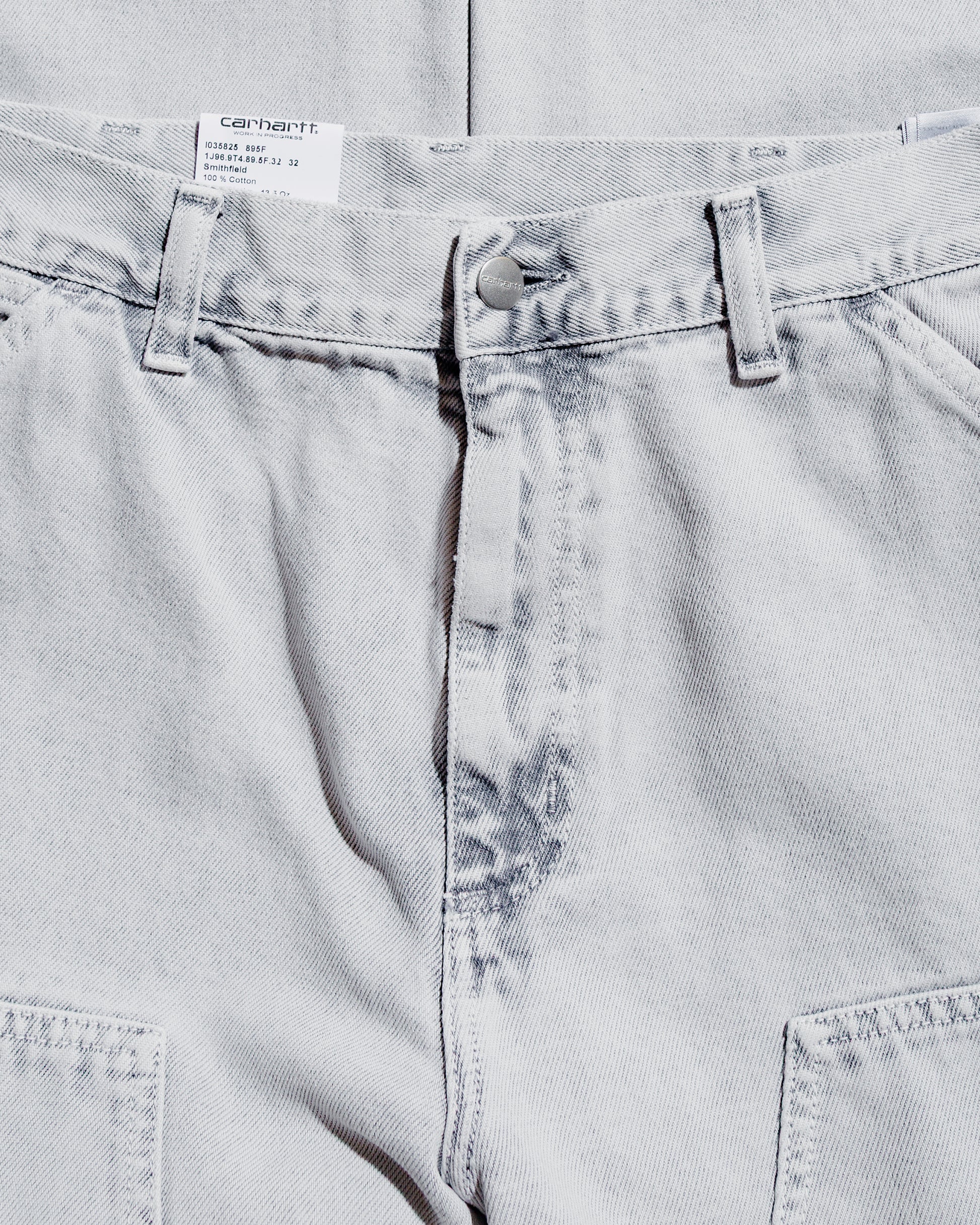 Carhartt W.I.P. Double Knee Pant Canvas Black Chalk Wash