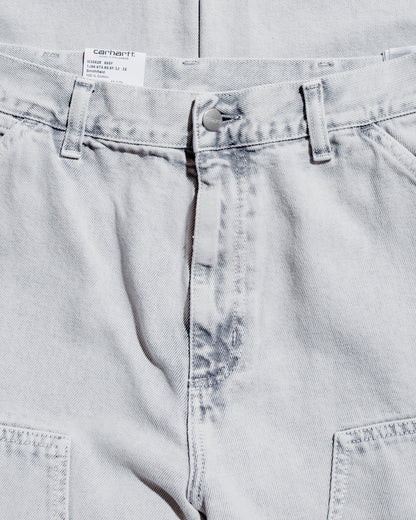 Carhartt W.I.P. Double Knee Pant Canvas Black Chalk Wash