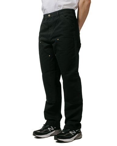 Carhartt W.I.P. Double Knee Pant Canvas Black Rinsed