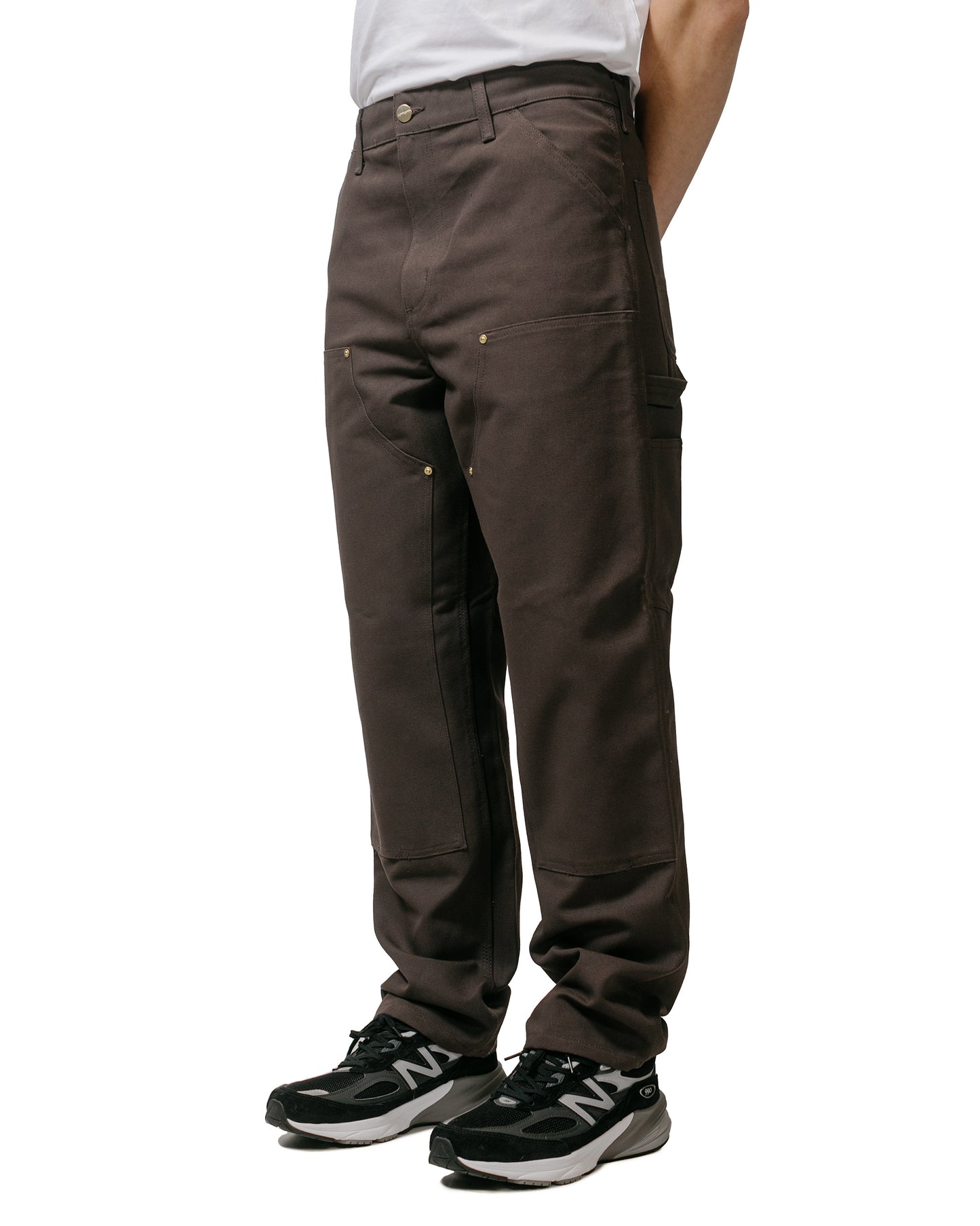 Carhartt W.I.P. Double Knee Pant Canvas Tobacco Rigid model front