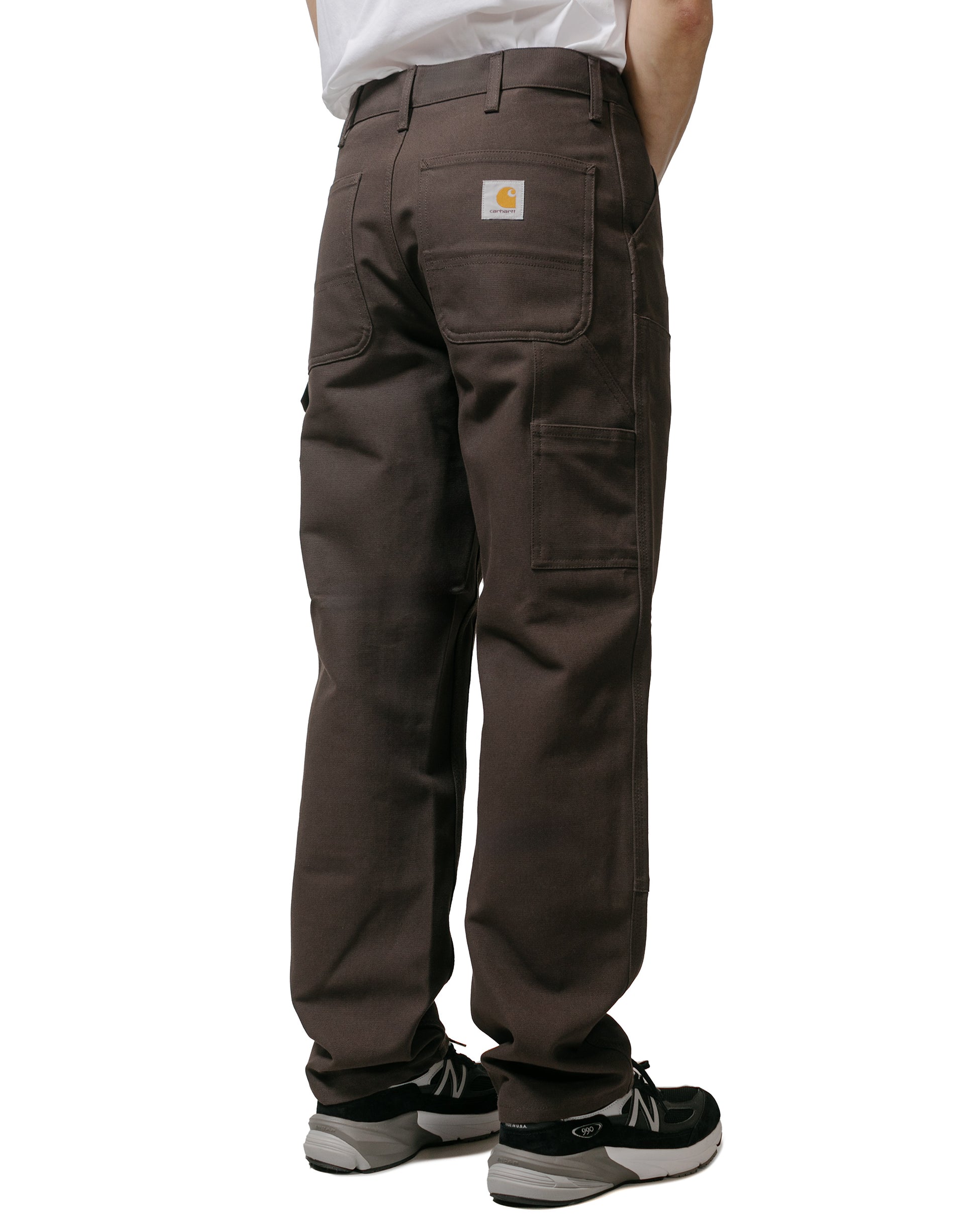 Carhartt W.I.P. Double Knee Pant Canvas Tobacco Rigid model back