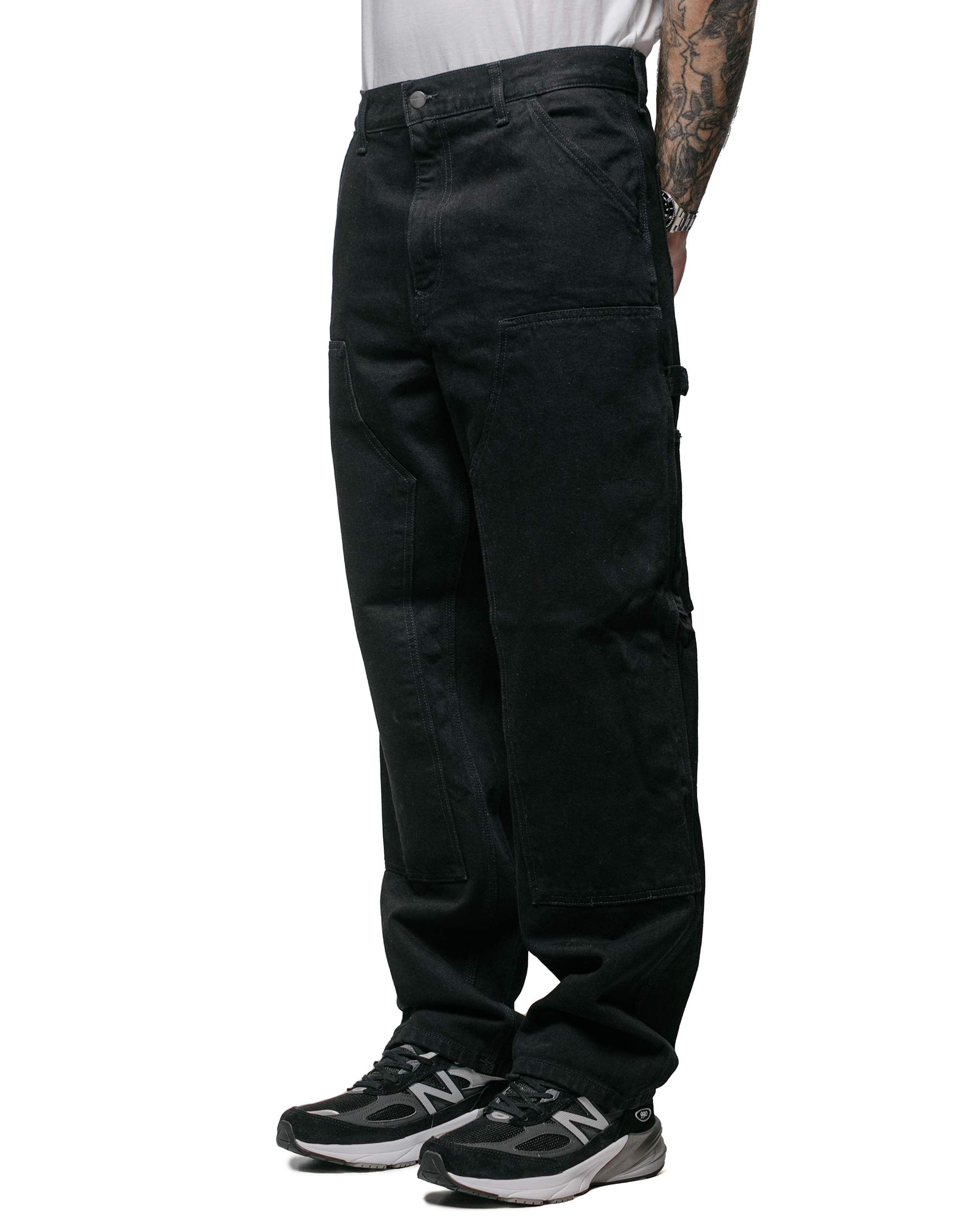 Carhartt W.I.P. Double Knee Pant Denim Black Rinsed model front