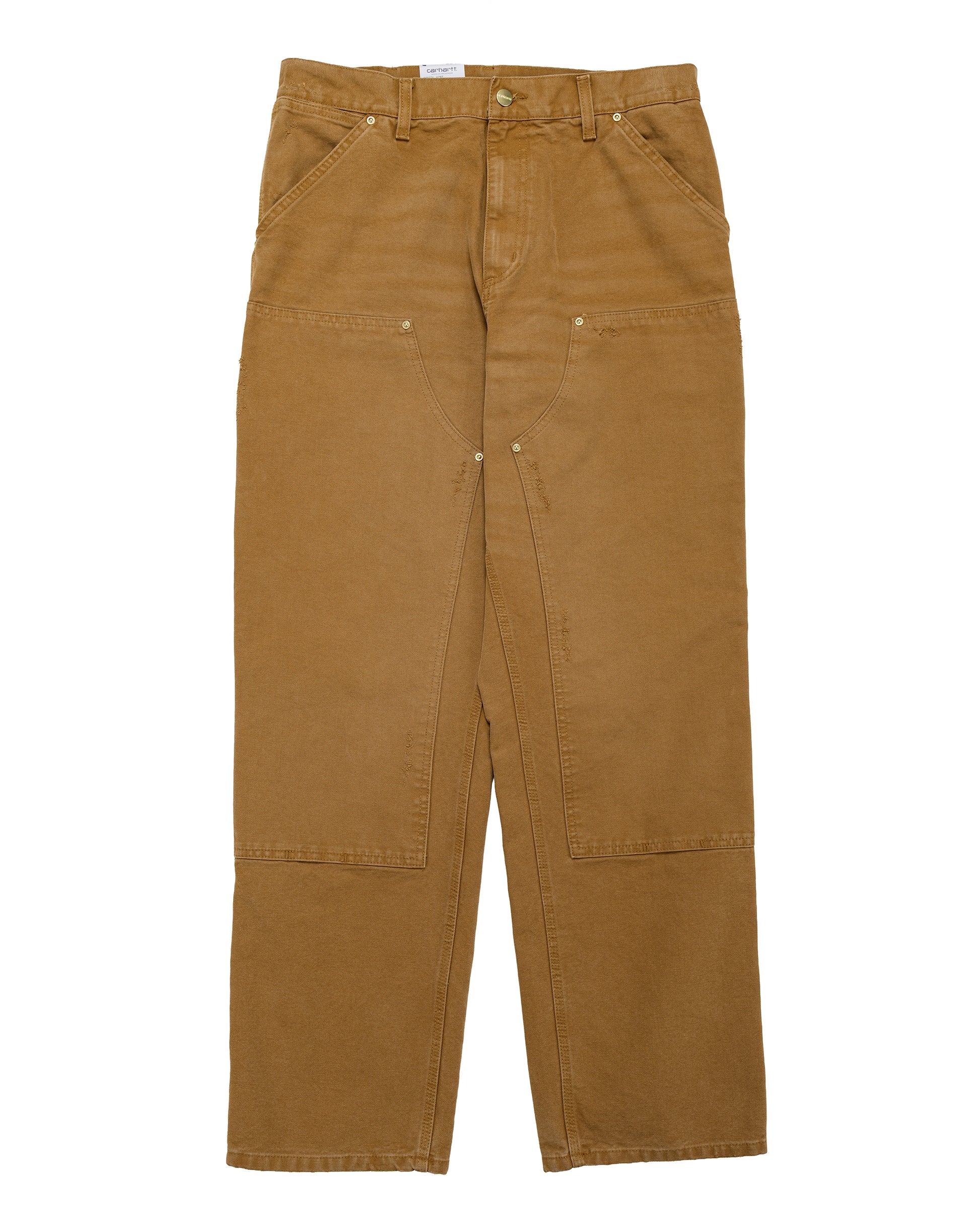 lost & found Carhartt Work In Progress Carhartt W.I.P. Double Knee Pant Hamilton Brown Grind Wash