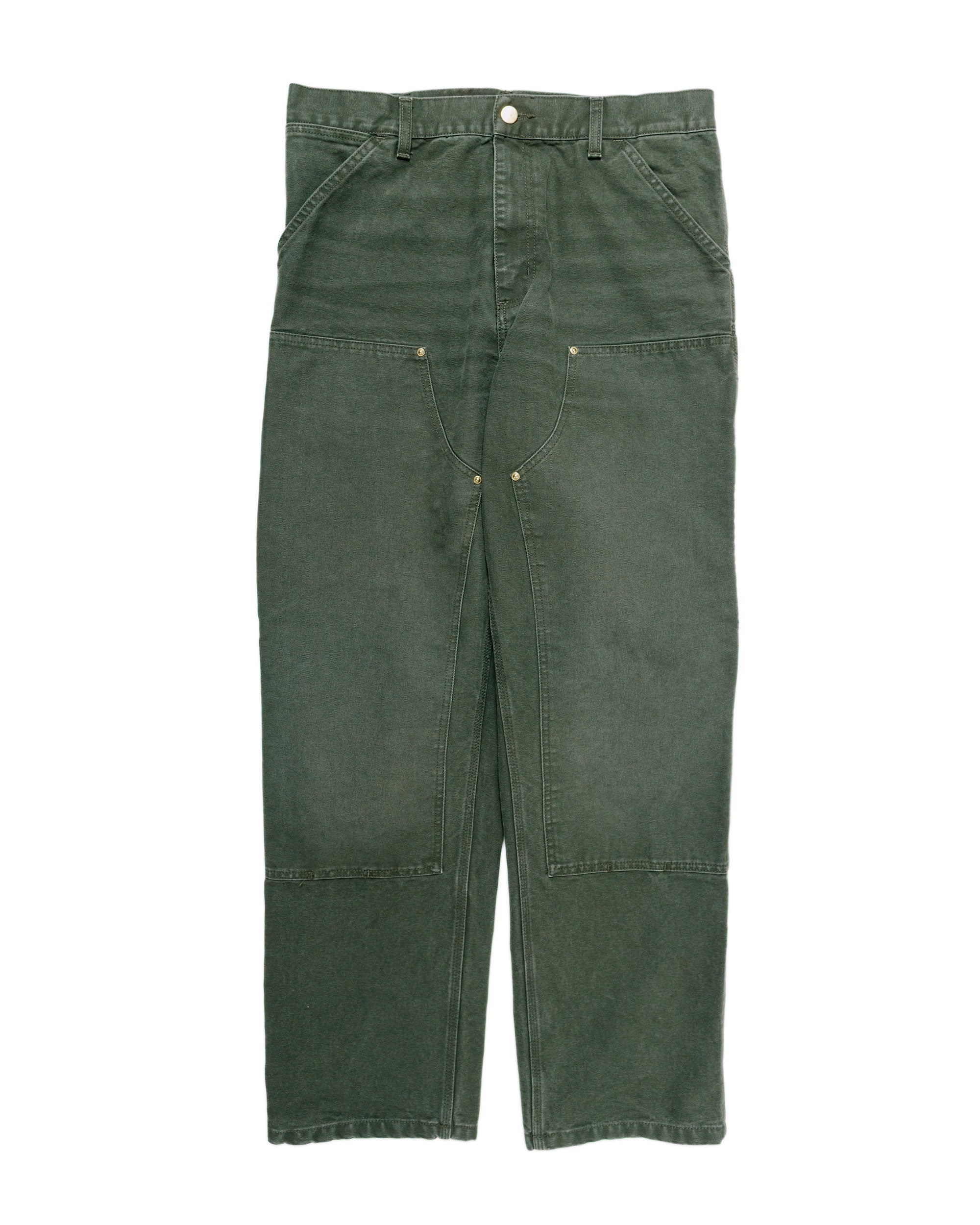 Carhartt W.I.P. Double Knee Pant Olive Stone Canvas