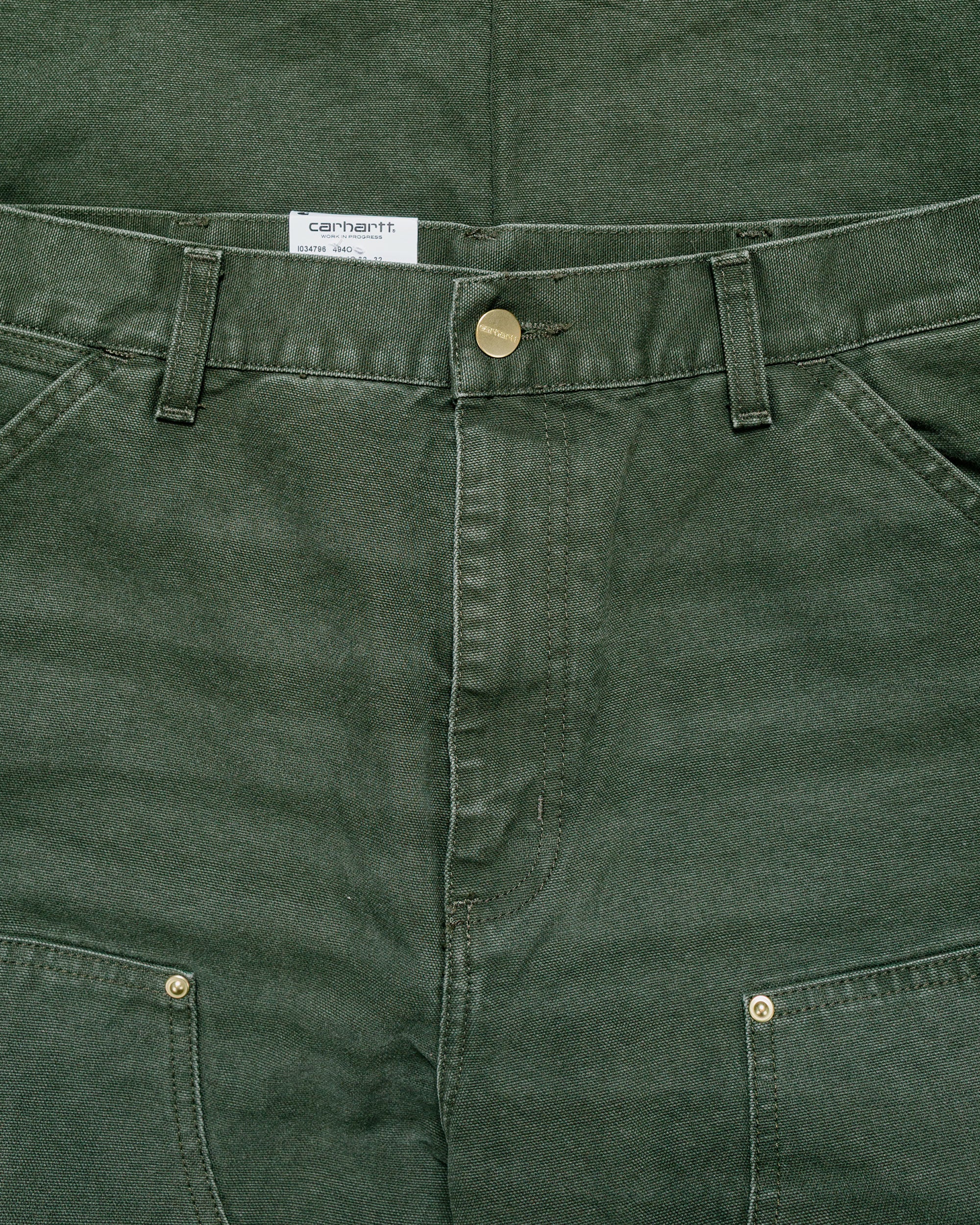 Carhartt W.I.P. Double Knee Pant Olive Stone Canvas