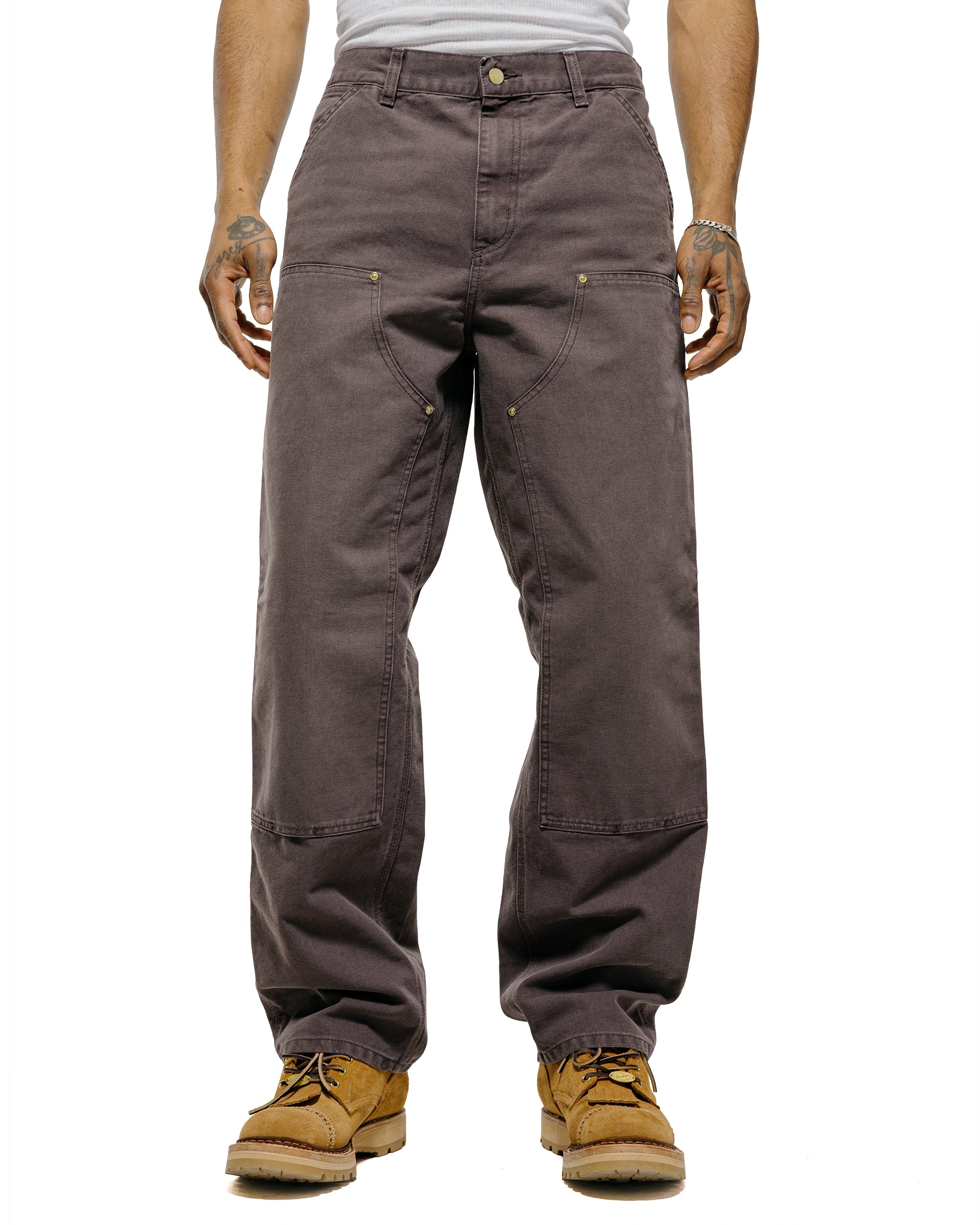 Carhartt W.I.P. Double Knee Pant Shale Stone Canvas