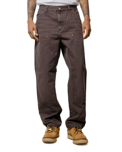 Carhartt W.I.P. Double Knee Pant Tobacco Stone Canvas