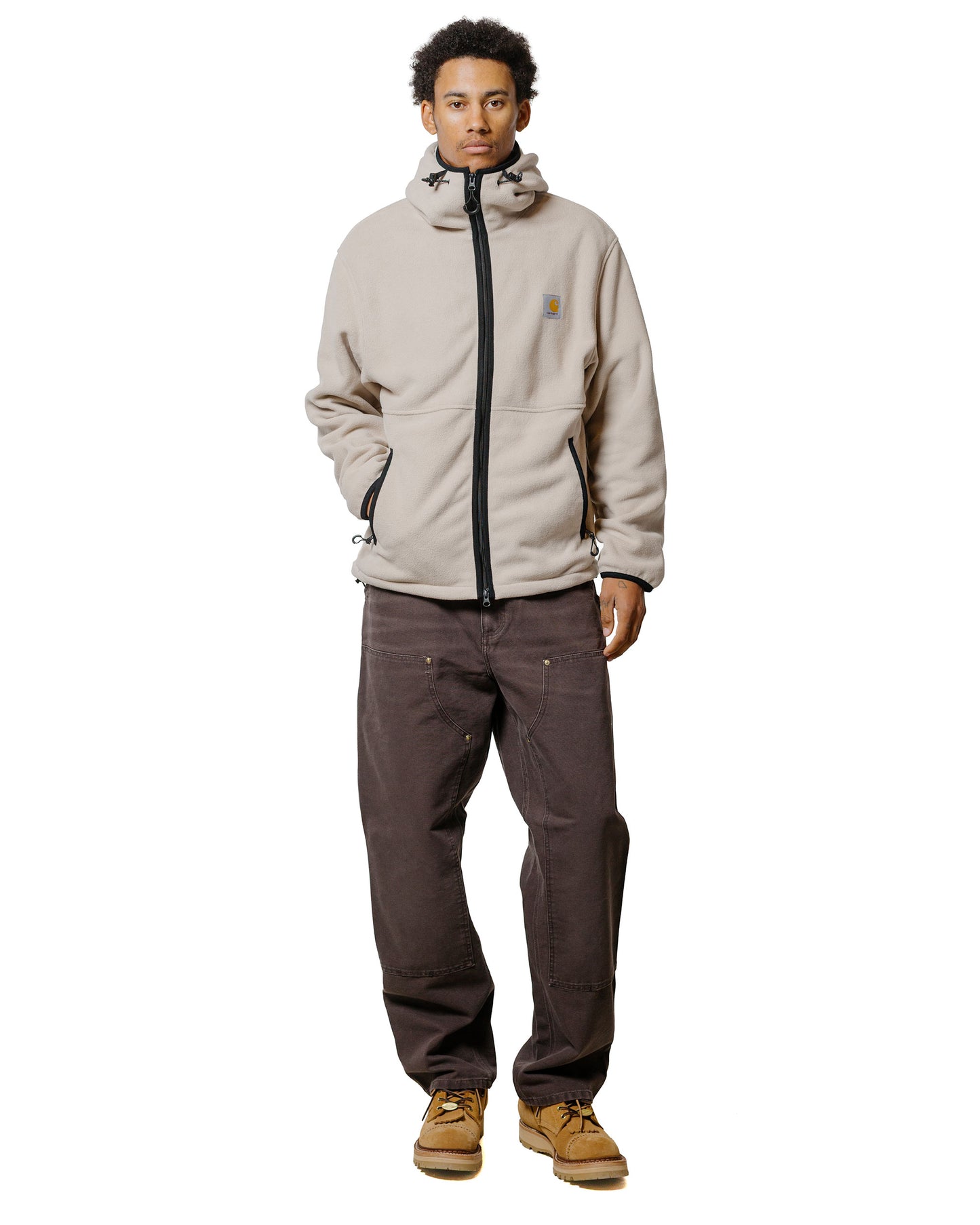 Carhartt W.I.P. Double Knee Pant Tobacco Stone Canvas