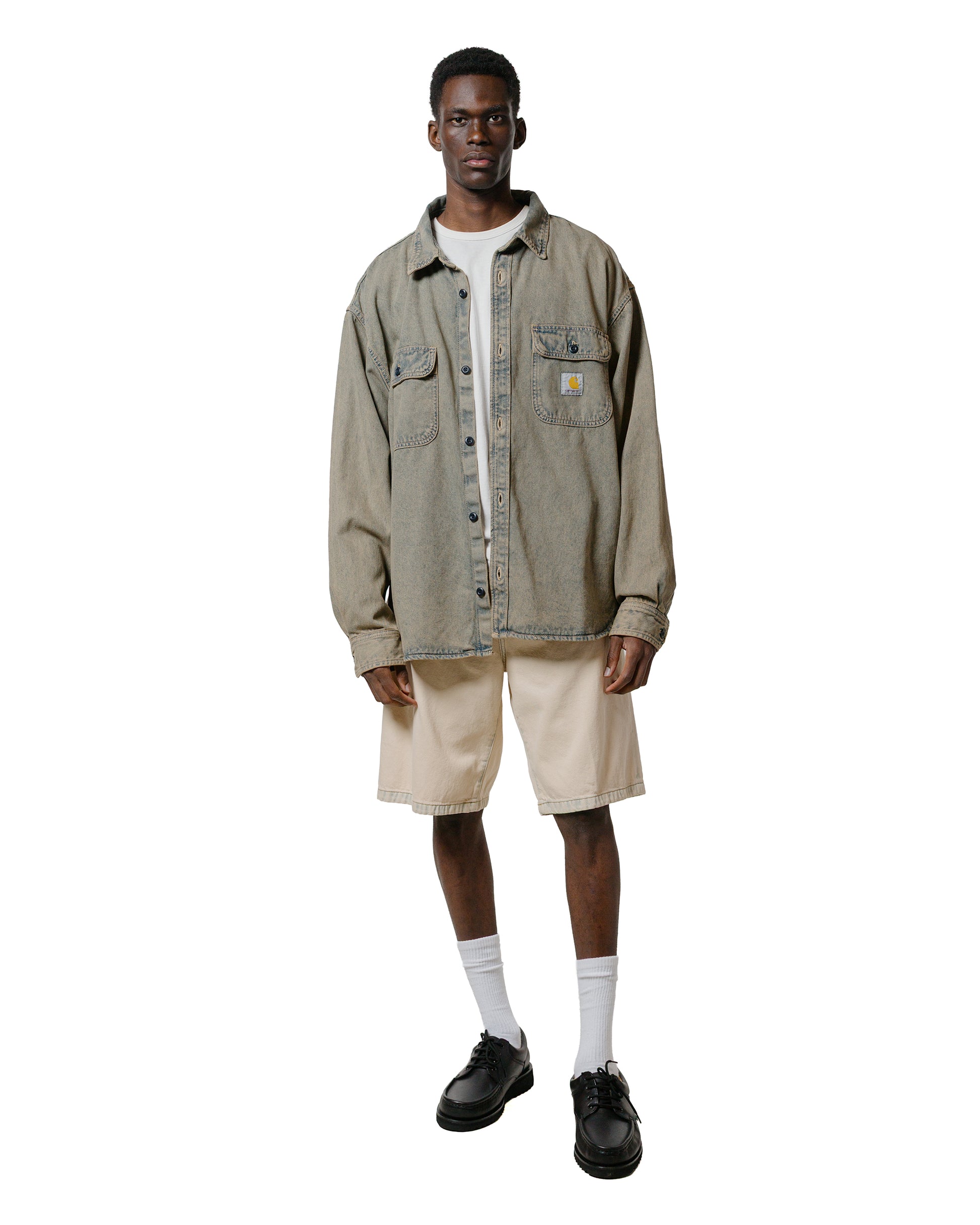 Carhartt W.I.P. Landon Short Blue Bleached