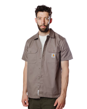 Carhartt W.I.P. Master Short Sleeve Shirt Teide Model Front
