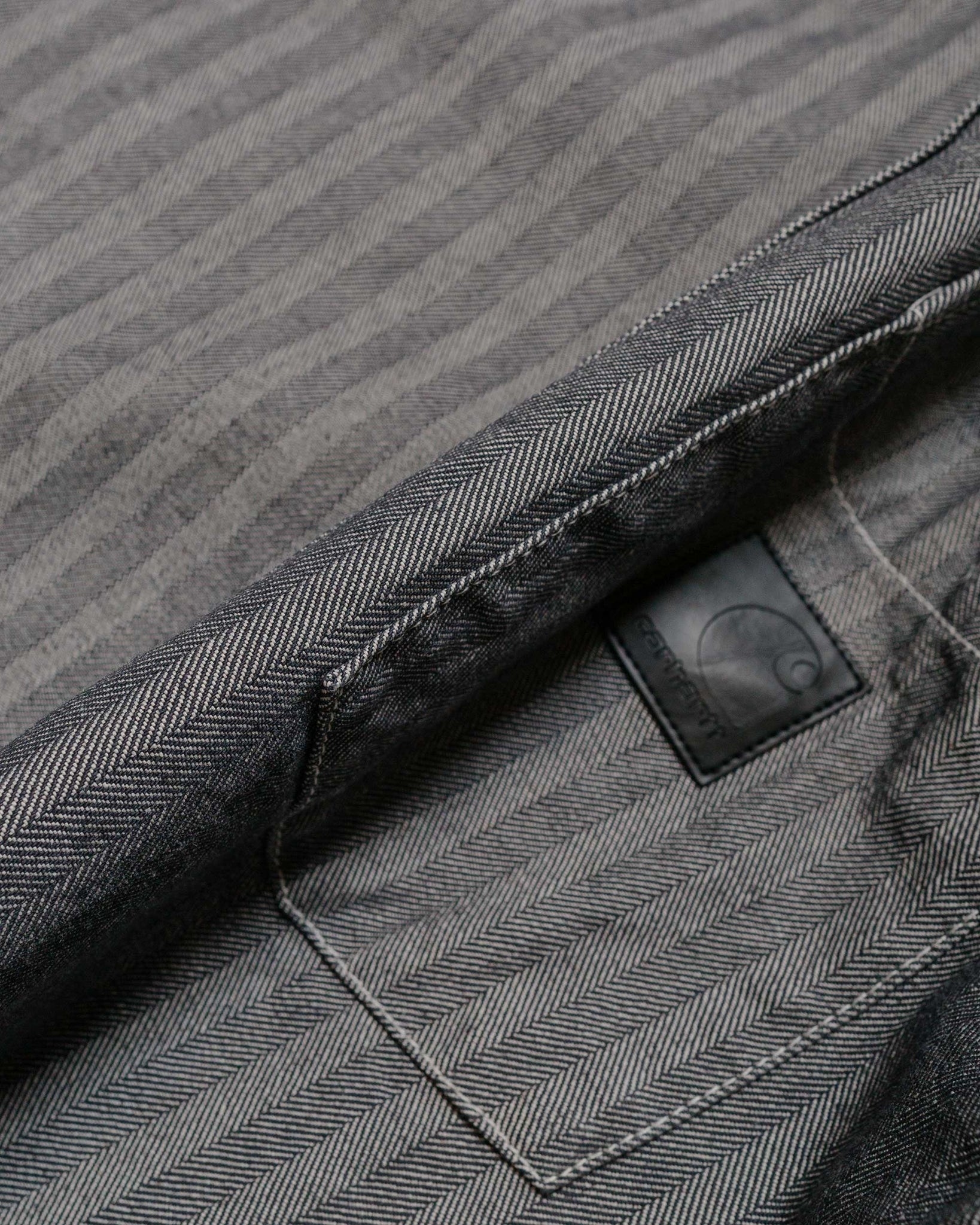 Carhartt W.I.P. Menard Shirt Jacket Grey fabric