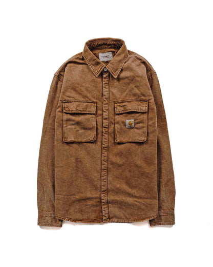 Carhartt W.I.P. Monterey Shirt Jacket Tamarind Worn Washed