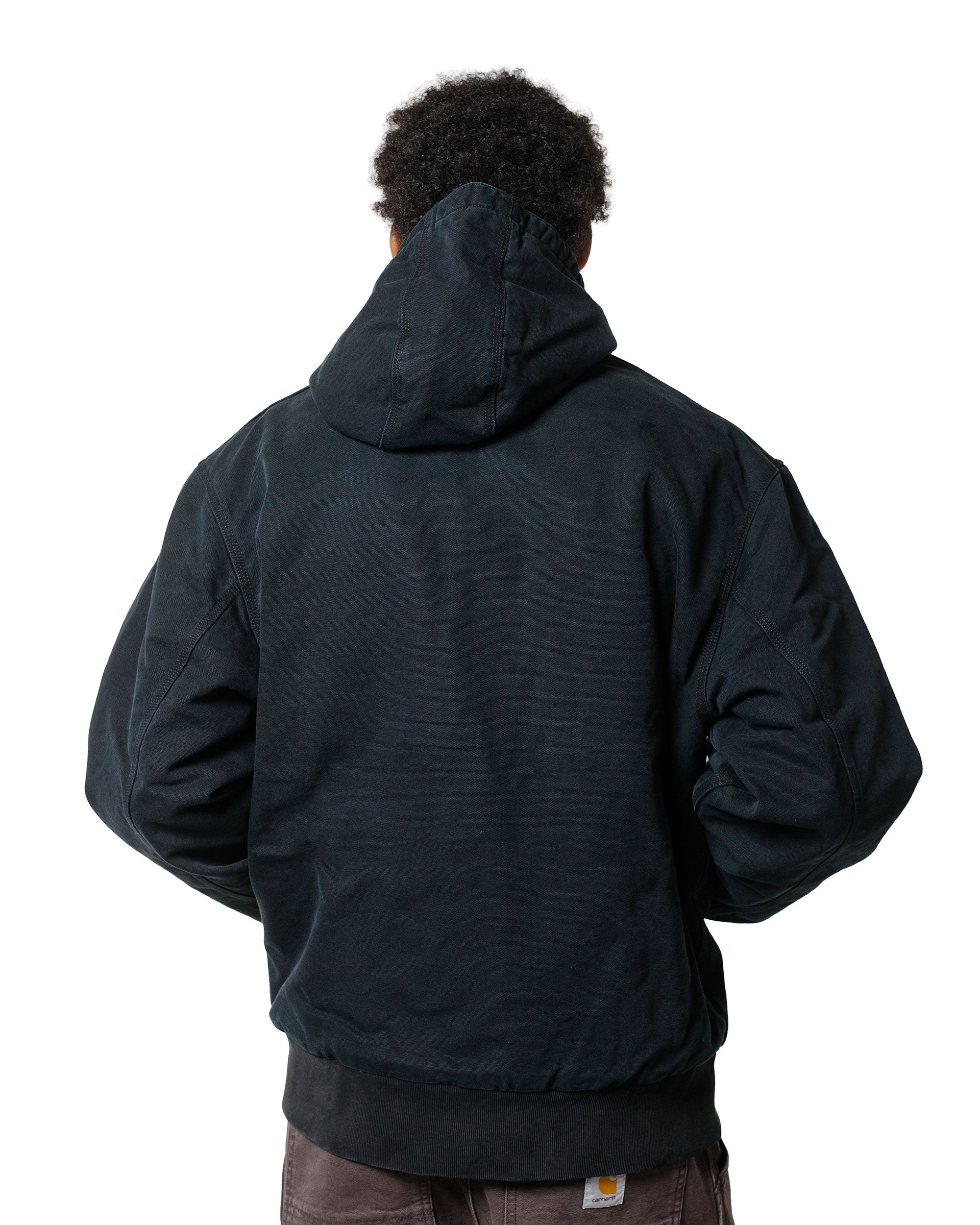 Carhartt WIP OG アクティブジャケット ブラック ストーンキャンバス