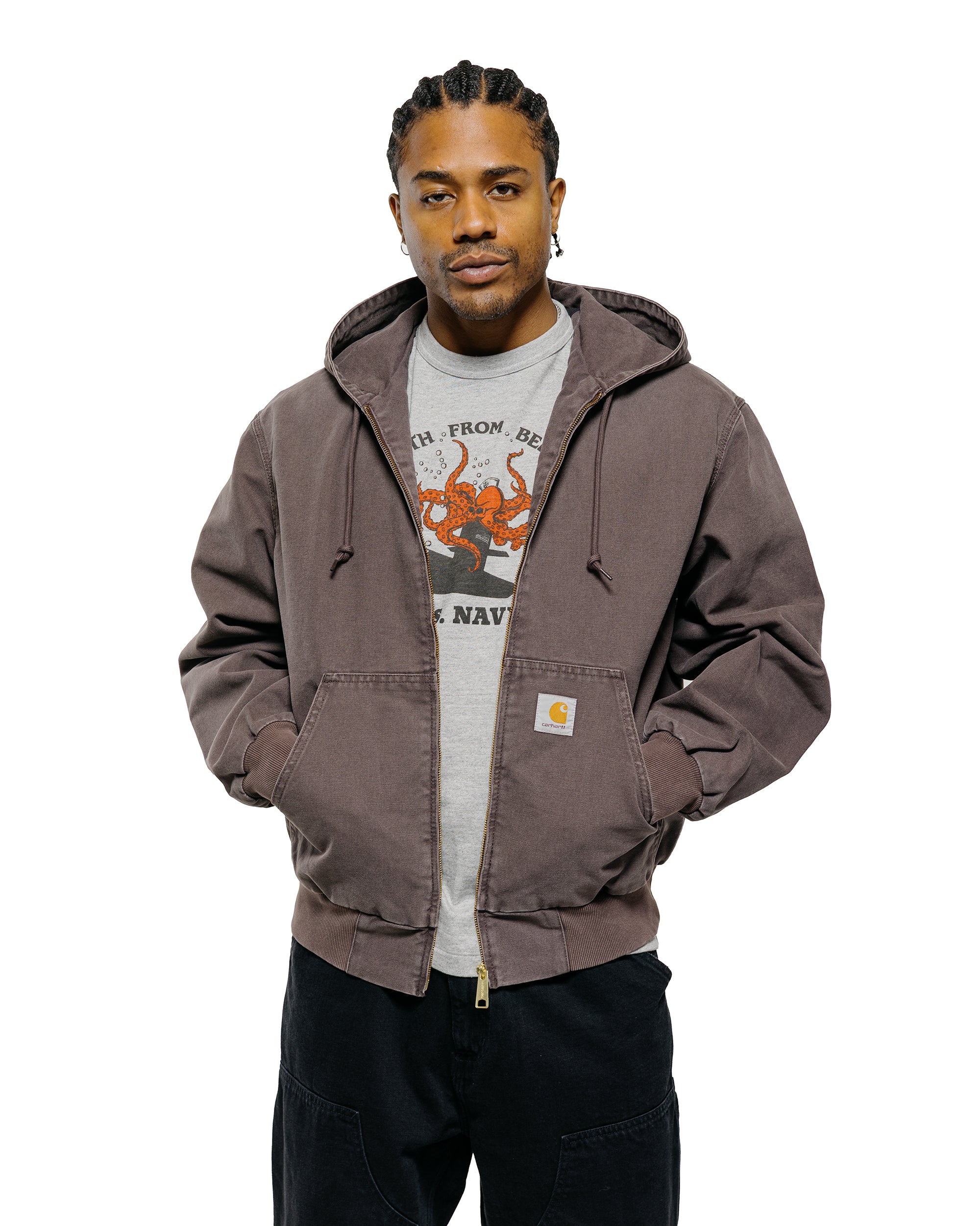 carhartt カーハート　OG ACTIVE JACKET タバコ　m Carhartt WIP OG Active Jacket Winter Jacket Tobacco Stone Canvas