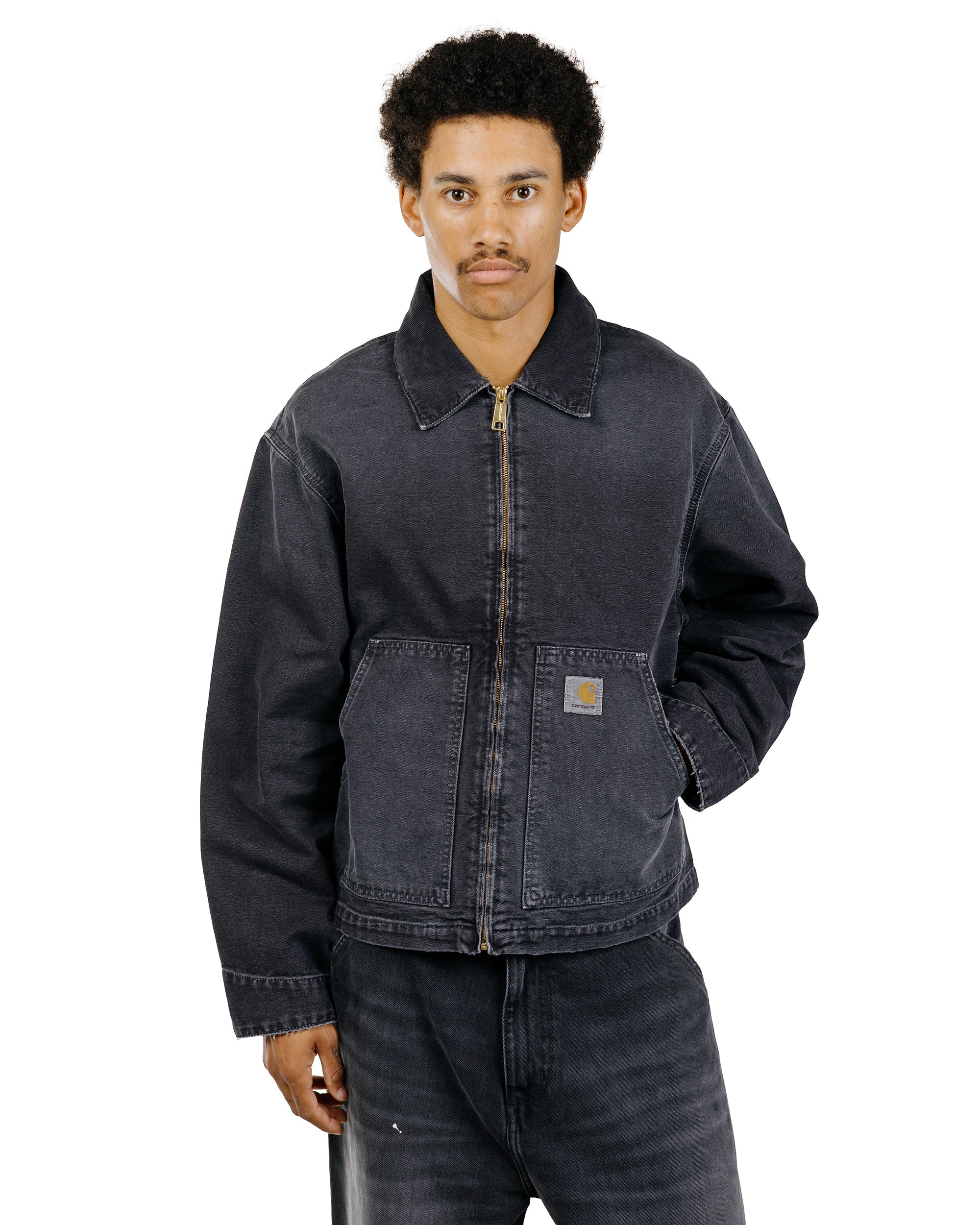 【美品】カーハート　Arcan Jacket Carhartt W.I.P. OG Arcan Jacket Black/Black Destroy Wash
