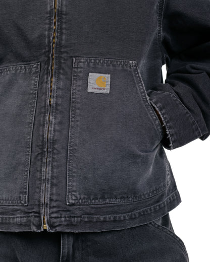 lost & found Carhartt Work In Progress Carhartt W.I.P. OG Arcan Jacket Black/Black Destroy Wash