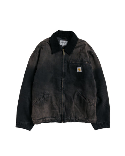 Carhartt W.I.P. OG Detroit Jacket BlackBlack Tobacco Used Wash