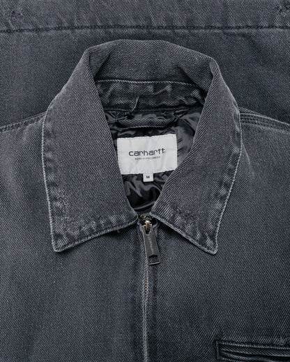 Carhartt W.I.P. OG Detroit Jacket Black Grind Wash