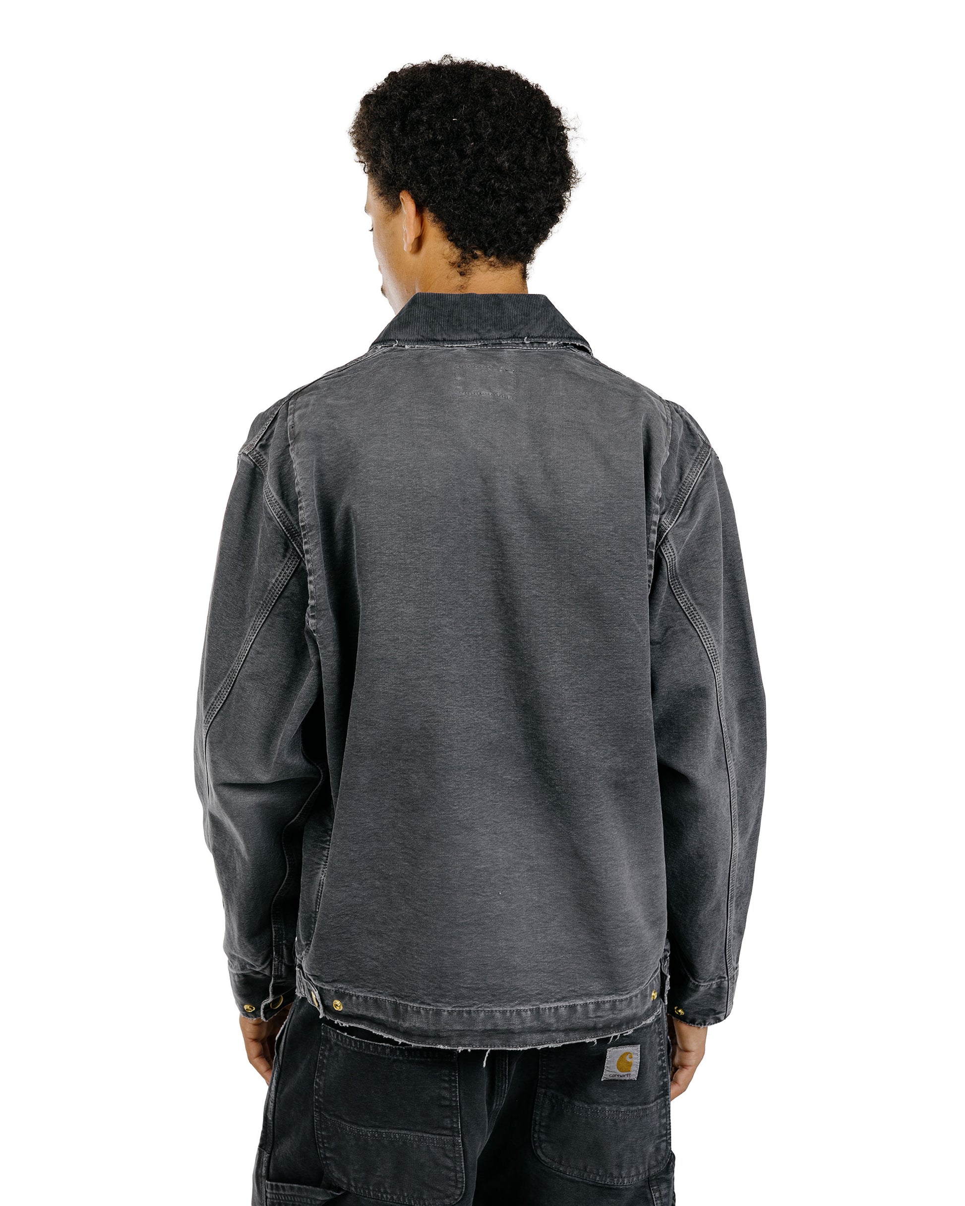 lost & found Carhartt Work In Progress Carhartt W.I.P. OG Detroit Jacket Black/Black Destroy Wash