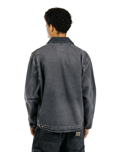 lost & found Carhartt Work In Progress Carhartt W.I.P. OG Detroit Jacket Black/Black Destroy Wash